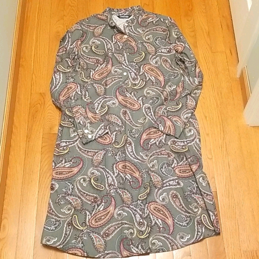 NWOT Land's End paisley dress